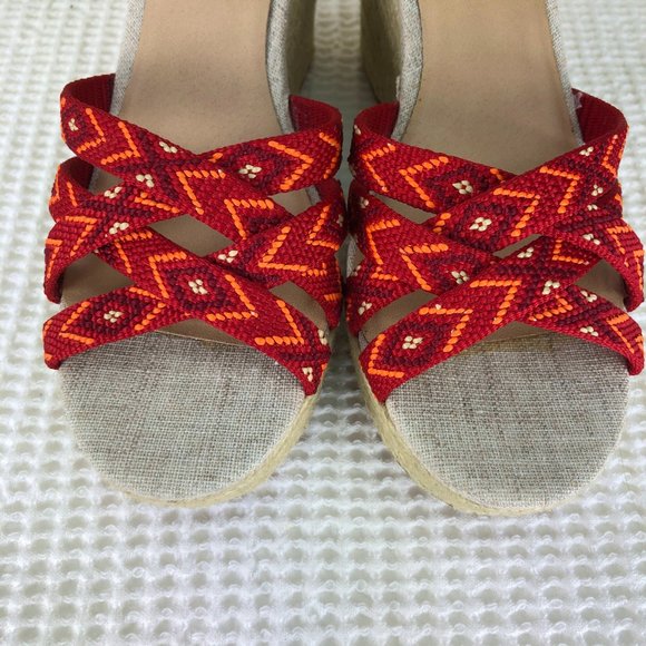 NEW! LUCKY BRAND 'MAHIMA"' platform wedge sandal SZ 8 - Picture 4 of 14